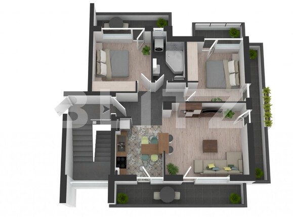 Apartament de vânzare 3 camere Apahida - 103228AV | BLITZ Cluj-Napoca | Poza1