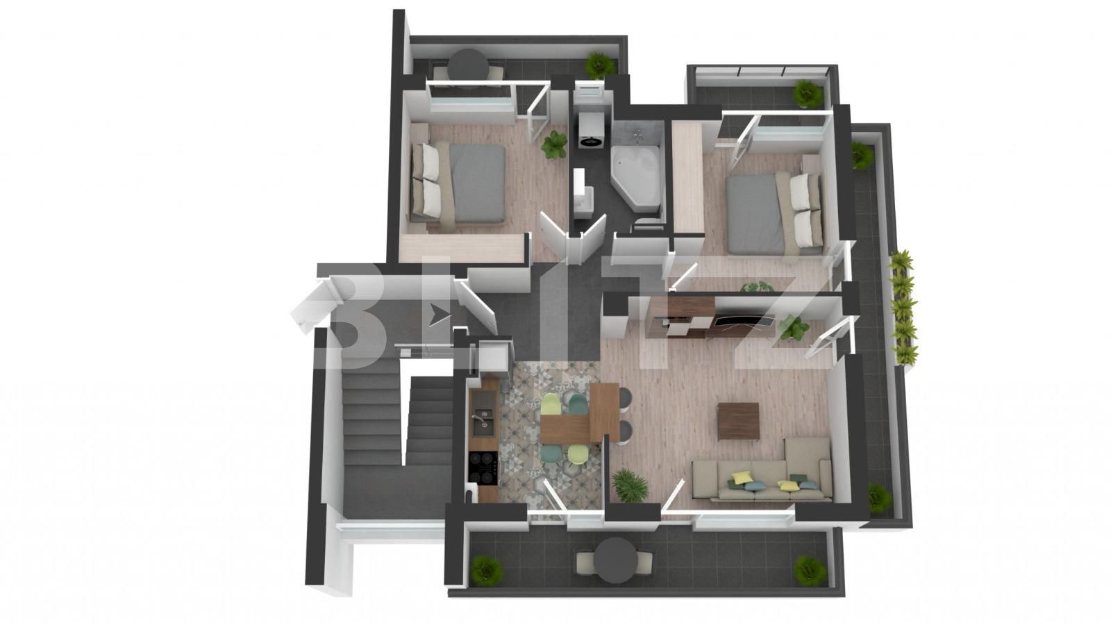 Apartament de vânzare 3 camere Apahida - 103228AV | BLITZ Cluj-Napoca | Poza1