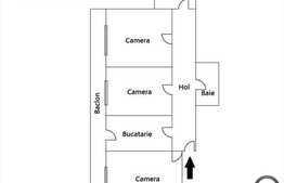 Vanzare 3 camere decomandate, 63 mp utili, balcon, finisat clasic, zona Pasteur!