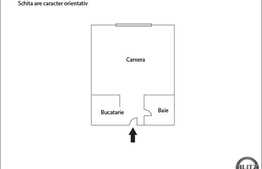 Garsoniera de vanzare, 1 camera, etaj intermediar, zona strazii Cojocnei!