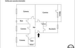 Apartament de vanzare, 4 camere, etaj intermediar, zona Primaverii!