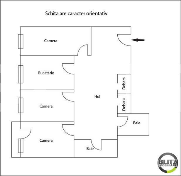 Apartament de vânzare 3 camere Marasti - 1036AV | BLITZ Cluj-Napoca | Poza12