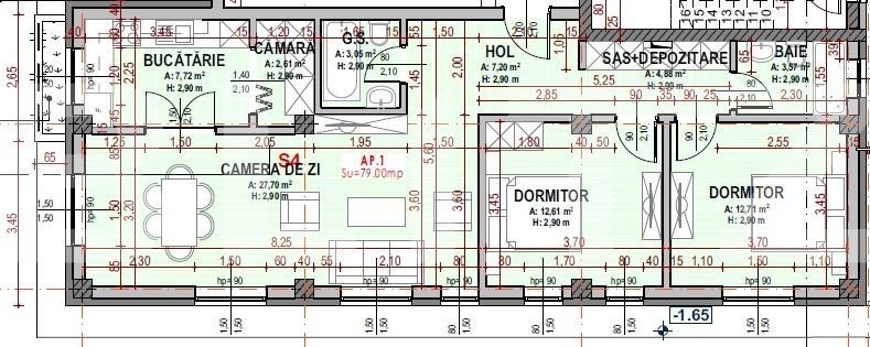 Apartament de vânzare 3 camere Floreşti - 103743AV | BLITZ Cluj-Napoca | Poza2