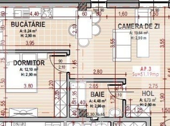 Apartament de vânzare 2 camere Floreşti - 103852AV | BLITZ Cluj-Napoca | Poza2