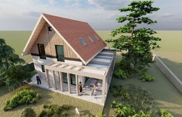 Casa individuala, 125 mp utili, 640 mp teren, Chinteni