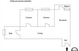 Vanzare apartament cu 3 camere, finisat, mobilat