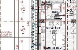 Apartament 2 camere, 43 mp, zona Somesului