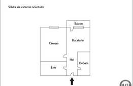 1 camera, semifinisat, 38 mp, imobil nou, zona linistita!