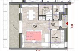 Complex exclusivist de case insiruite, 79 mp, 30 mp gradina, 35 mp terasa, zona ACQUA PARK