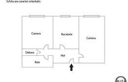 Apartament de vanzare, 2 camere, etaj intermediar, garaj, zona strazii Fabricii!