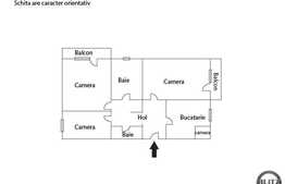 Apartament de vanzare, 3 camere, decomandat, boxa la subsol, loc de parcare!