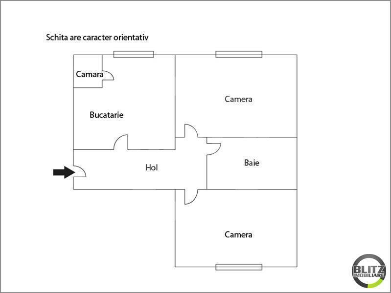 Apartament de vânzare 2 camere Marasti - 1045AV | BLITZ Cluj-Napoca | Poza1