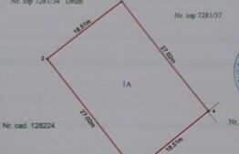 Teren intravilan pentru constructie casa, cu PUZ, 500mp, front 18,9ml, cartier Noua 