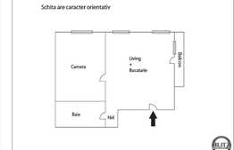 Apartament 2 camere de vanzare, 50.18 mp utili, zona Campului, mobilat complet