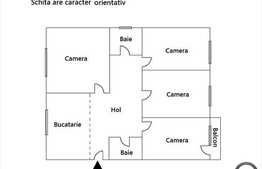 Vanzare 4 camere decomandate, 80 mp, zona Gheorghe Dima. Boxa inclusa!
