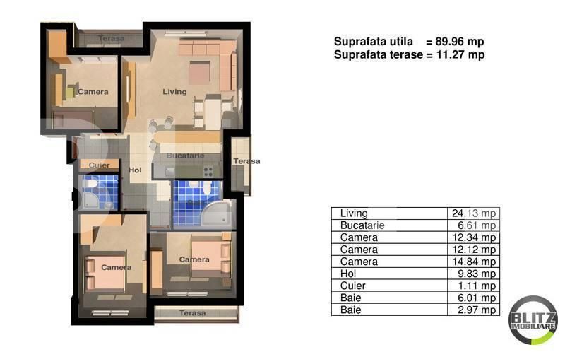 Apartament de vânzare 4 camere Zorilor - 10489AV | BLITZ Cluj-Napoca | Poza6