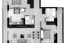 De vanzare 3 camere decomandate, 85,53 mp, terasa 30.9 mp, zona Sigma Center!