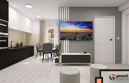 Apartament 3 camere de lux, 61 mp, 47 mp terasa,  parcare, zona Vivo