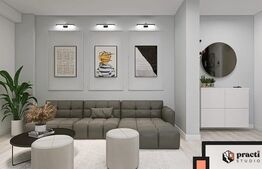 Apartament 3 camere de lux, 61 mp, 47 mp terasa,  parcare, zona Vivo