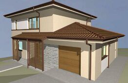 EXCLUSIV: Casa premium cu 190 mp, teren 640 mp si panorama superba la intrare in Chinteni