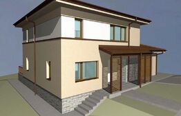 EXCLUSIV: Casa premium cu 190 mp, teren 640 mp si panorama superba la intrare in Chinteni