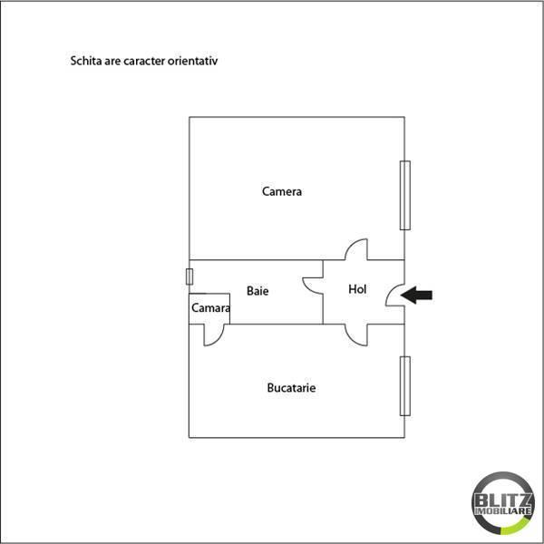 Garsonieră de vânzare Central - 1052AV | BLITZ Cluj-Napoca | Poza1