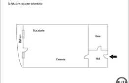 Vanzare apartament 1 camera, 38 mp utili, imobil nou, balcon, expunere sudica!