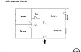 Vanzare 3 camere decomandate, 70 mp utili, complet mobilat, zona strazii Viilor!