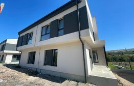 Duplex de vanzare semipasiv cu pompa de caldura, panouri solare fotovoltaice, 120 mp, 300 teren, Chinteni  