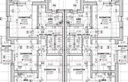 Duplex de vanzare semipasiv cu pompa de caldura, panouri solare fotovoltaice, 120 mp, 300 teren, Chinteni  
