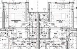 Duplex de vanzare semipasiv cu pompa de caldura, panouri solare fotovoltaice, 120 mp, 300 teren, Chinteni  
