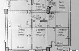 Apartament de vanzare in zona Calea Turzii, 2 camere decomandate, 57 mp