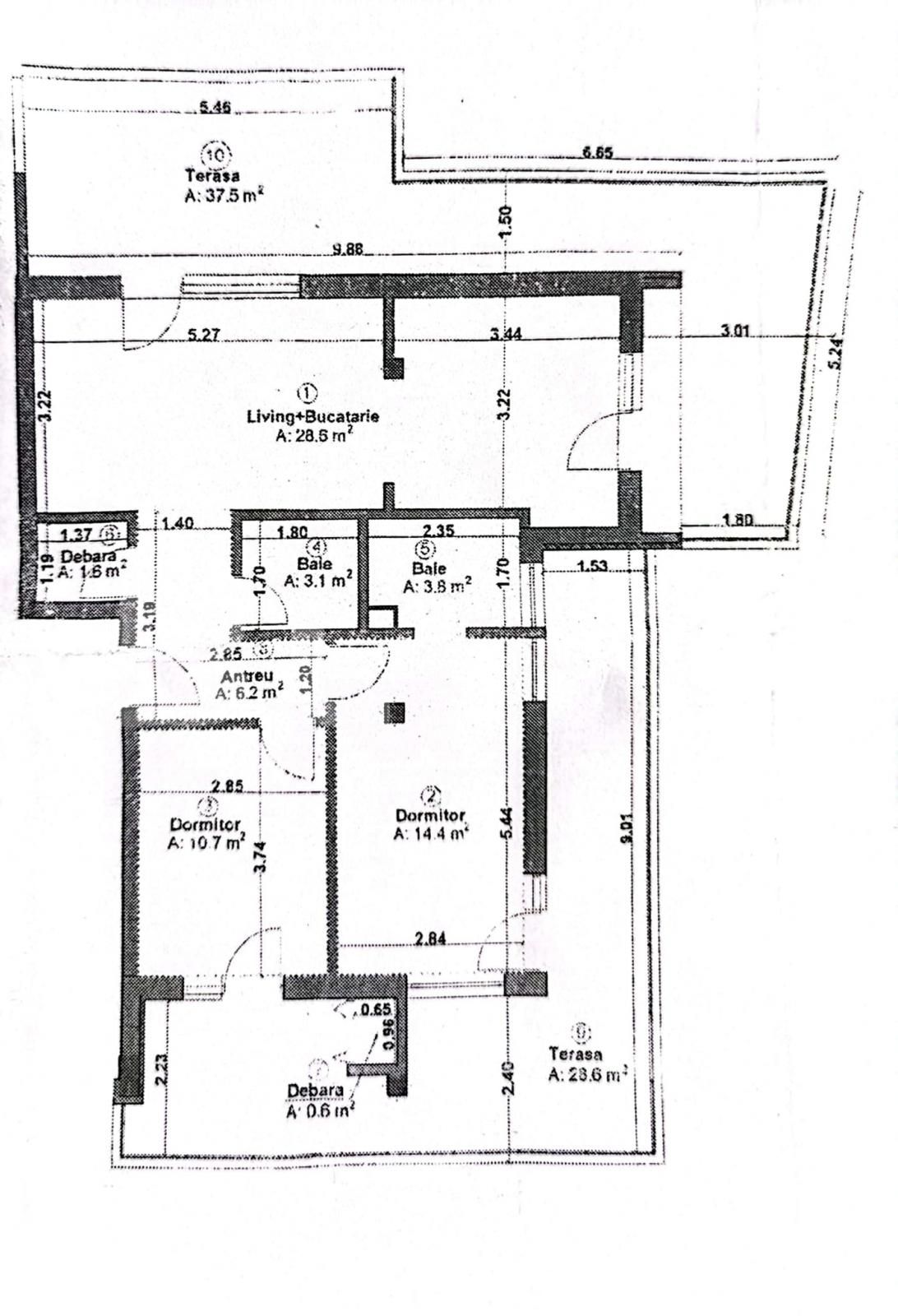 Apartament de vânzare 3 camere Floreşti - 105729AV | BLITZ Cluj-Napoca | Poza1