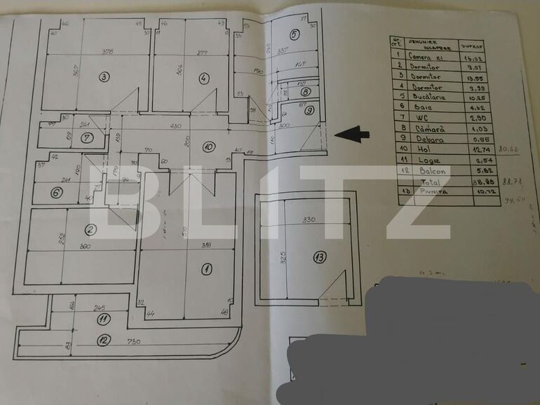 Apartament de vânzare 4 camere Centrul Civic - 105775AV | BLITZ Brașov | Poza1