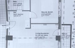 Apartament 2 camere, 43 mp, etaj intermediar, parcare, zona Coposu