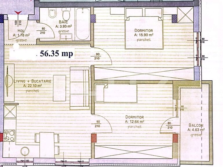 Apartament de vânzare 3 camere Floreşti - 105862AV | BLITZ Cluj-Napoca | Poza1