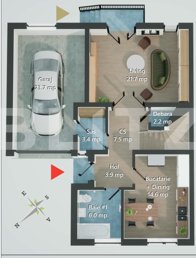 Casa de vânzare 4 camere Iris - 105885CV | BLITZ Cluj-Napoca | Poza1