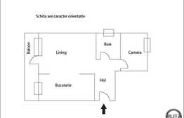 Vanzare 2 camere, 56 mp, se ofera complet mobilat si utilat