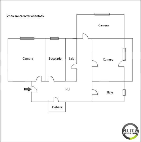 Apartament de închiriat 3 camere Manastur - 1063AI | BLITZ Cluj-Napoca | Poza14