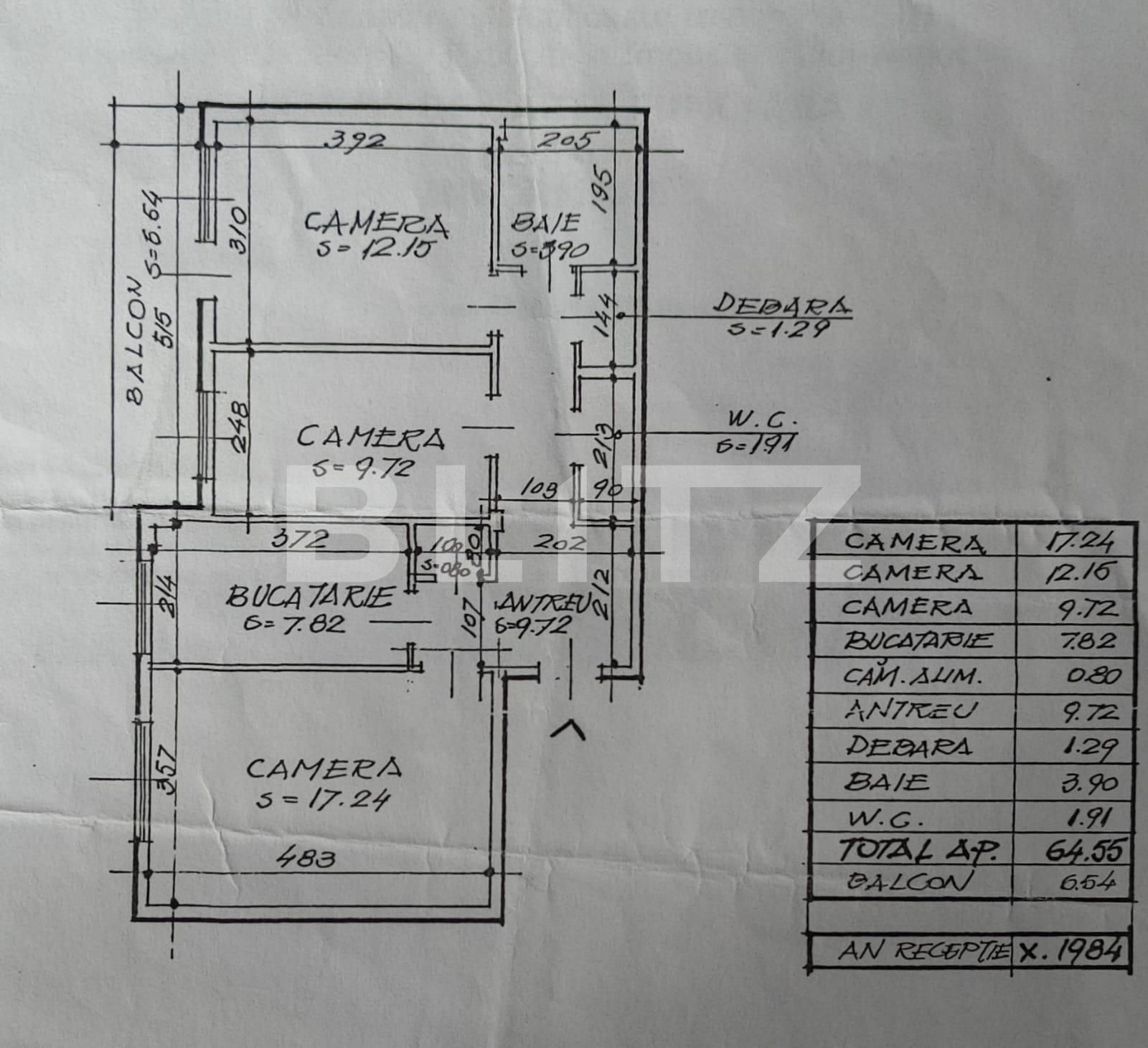 Apartament de vânzare 3 camere Marasti - 106495AV | BLITZ Cluj-Napoca | Poza1