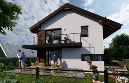 Exclusiv ! Case individuale de vanzare, 120 mp, 500 teren, Gilau 