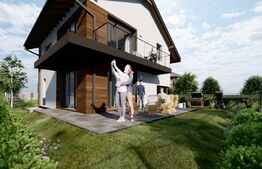 Exclusiv ! Case individuale de vanzare, 120 mp, 500 teren, Gilau 