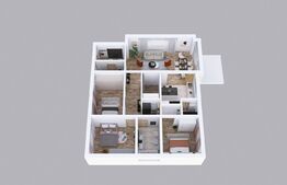 Casa cu 4 camere, 120 mp utili, panouri fotovoltaice, plan parter, Harman