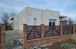 Casa individuala stil mediteranean, stadiu nefinisat, 126mp utili, 500mp teren, zona Sanpetru