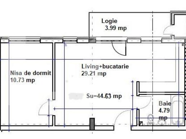 Apartament de vânzare 2 camere Floreşti - 106917AV | BLITZ Cluj-Napoca | Poza1
