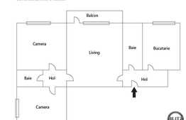 Vanzare 3 camere, 65 mp, etaj intermediar, izolat exterior, zona Profi!