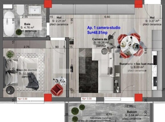 Apartament de vânzare 2 camere Floreşti - 107047AV | BLITZ Cluj-Napoca | Poza2