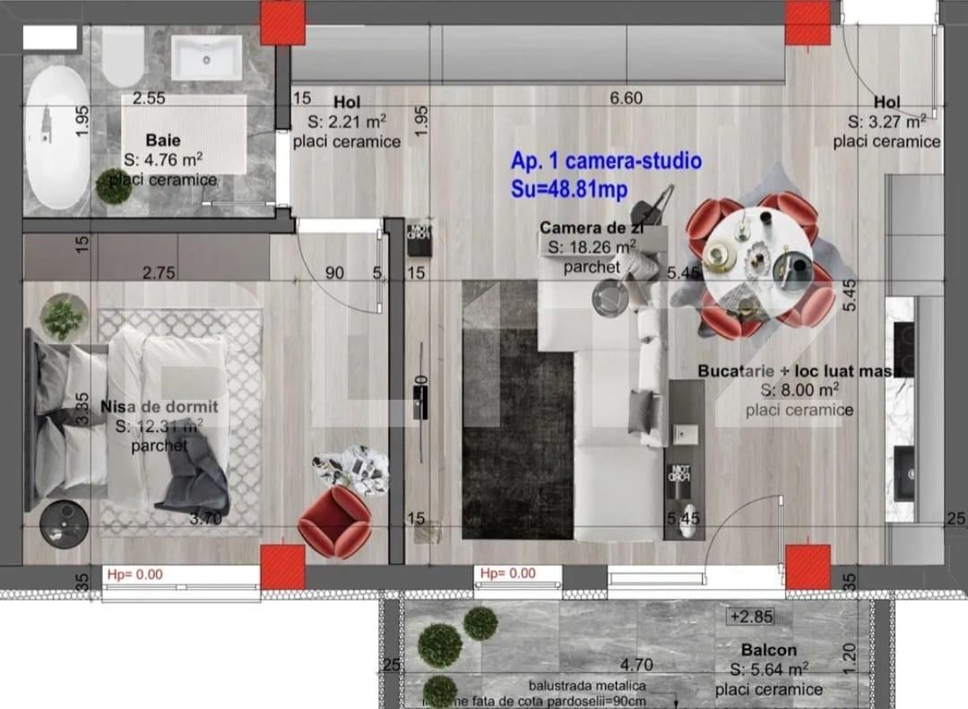 Apartament de vânzare 2 camere Floreşti - 107047AV | BLITZ Cluj-Napoca | Poza2