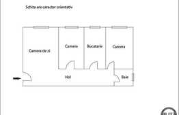 Vanzare 3 camere, 51 mp utili, 1 loc de parcare, boxa la subsol, zona linistita!