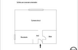 Garsoniera 22 mp, etaj intermediar, zona strazii Fabricii! Complet mobilata!